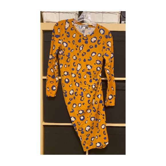 3.1 PHILIP LIM X TARGET LEOPARD PRINT RUCHED DRESS - Picture 2 of 4